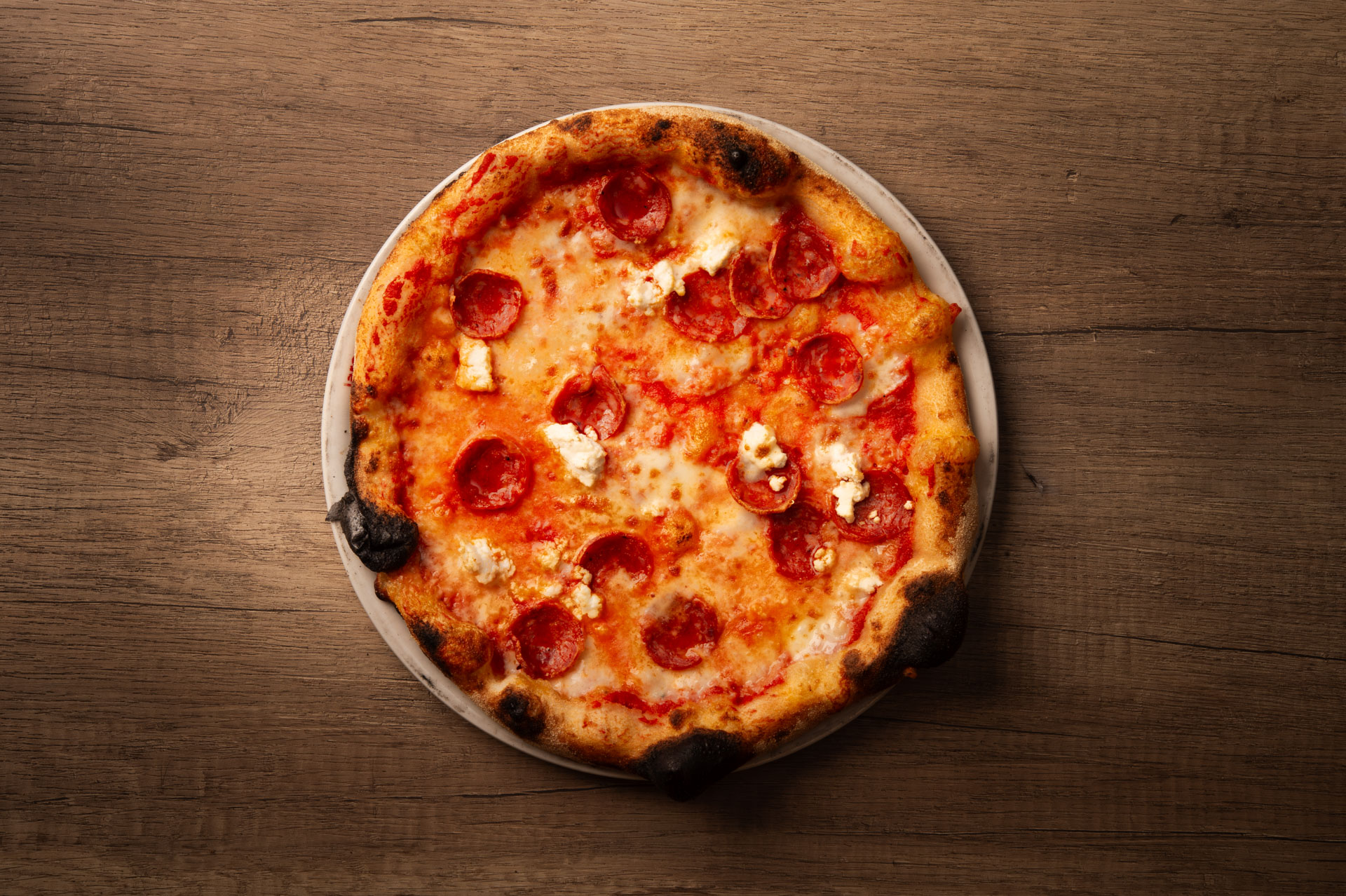 Salame e ricotta — vista dall’alto